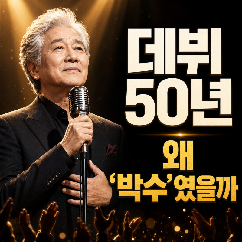 최백호 데뷔 50년, 신곡 ‘박수’ 방송 무대 첫 공개…76세에도 옛 노래만 부르지 않은 이유