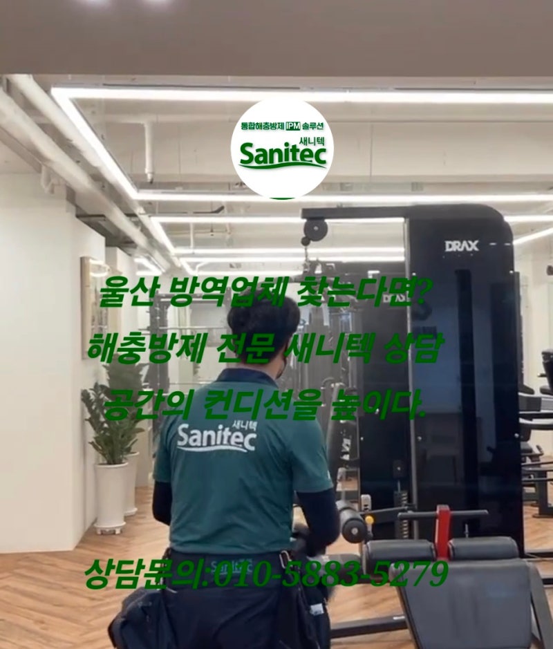 울산 방역업체 찾는다면? 해충방제 전문 새니텍 상담