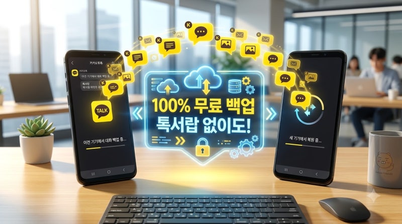 카카오톡 대화 내용 백업 및 복원 톡서랍 없이 무료 보관 완벽 가이드