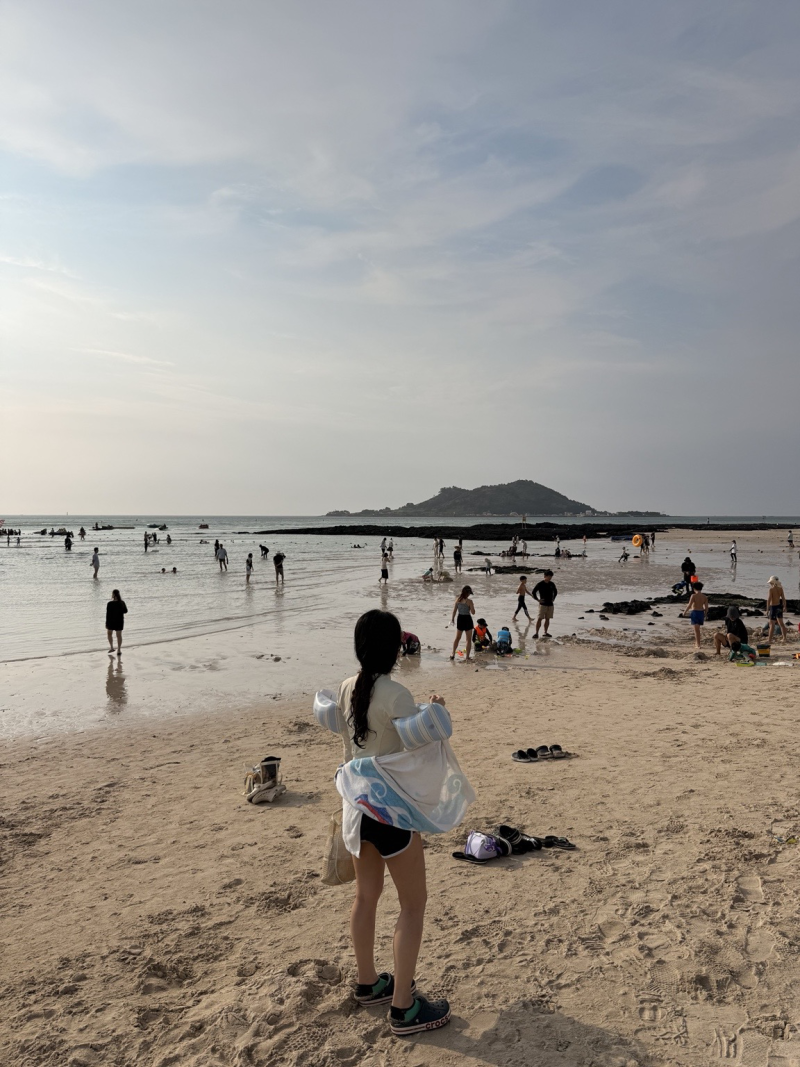 [제주여행] 제주 금능해수욕장 물놀이 후기 | 물때 시간표