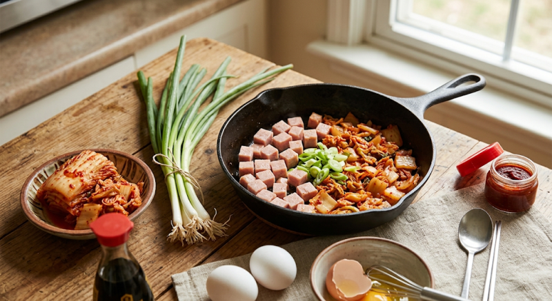 백종원 김치볶음밥, 집에서 만드는 초간단 레시피! 반찬 없을 때 10분 완성