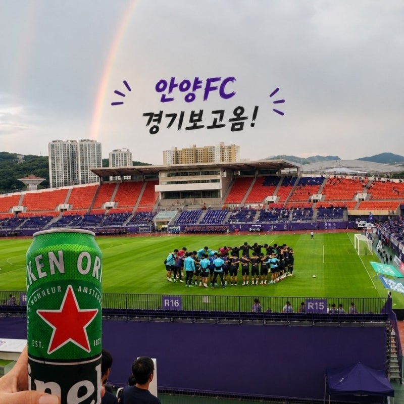 안양종합경기장에서 안양FC vs FC서울 축구 직관 후기 안양데이트장소추천