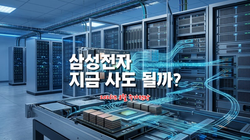 삼성전자 주식 지금 사도 될까? 2026년 8월 주가 전망과 매수 타이밍