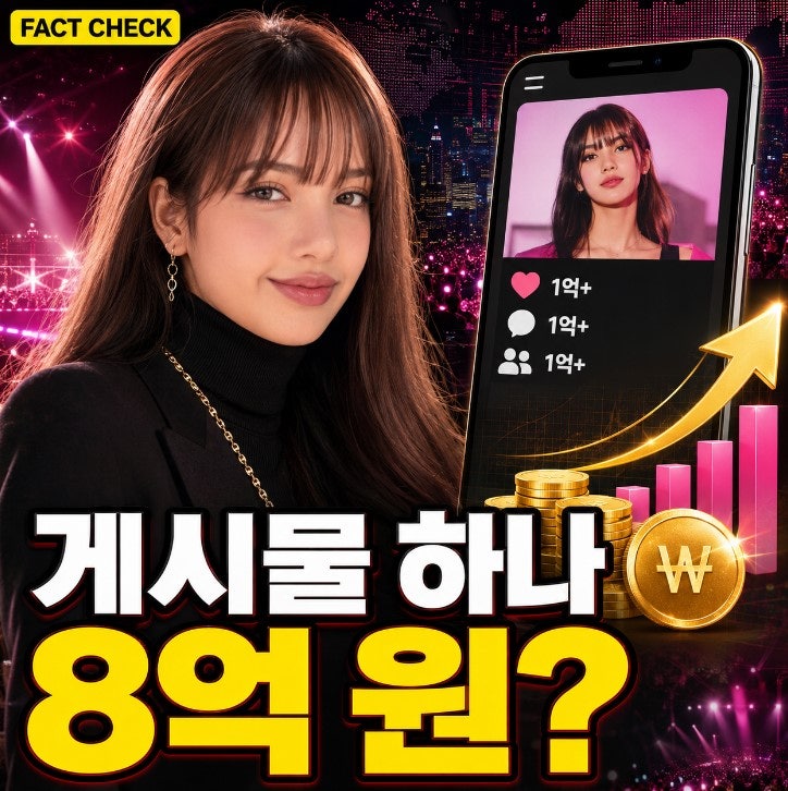 写真一枚で8億ウォン？BLACKPINK リサのインスタ収益が話題に + ナムウィキ