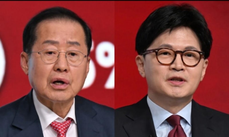 "조선제일껌"까지 꺼냈다...홍준표.한동훈 연일 저격! 노웅래 무죄가 불붙인 두사람의 끝장공....