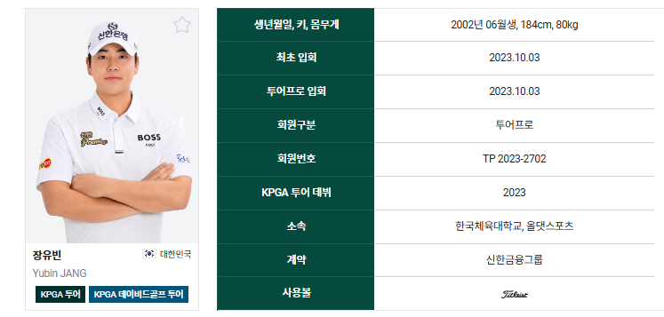 2026 KPGA 시즌 랭킹 총정리 제네시스 포인트 순위와 현재 TOP5