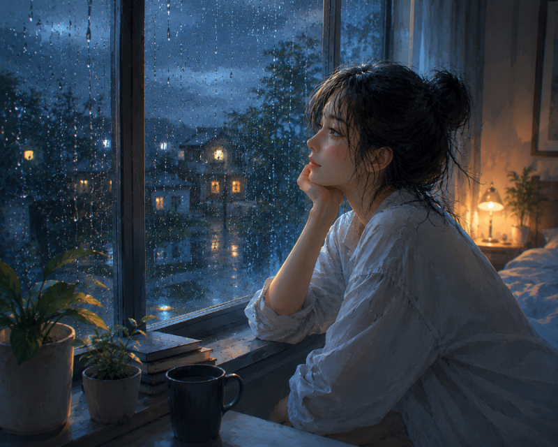 비 오는 꿈 해몽｜비를 맞는 꿈부터 폭우·집에 비가 새는 꿈까지
