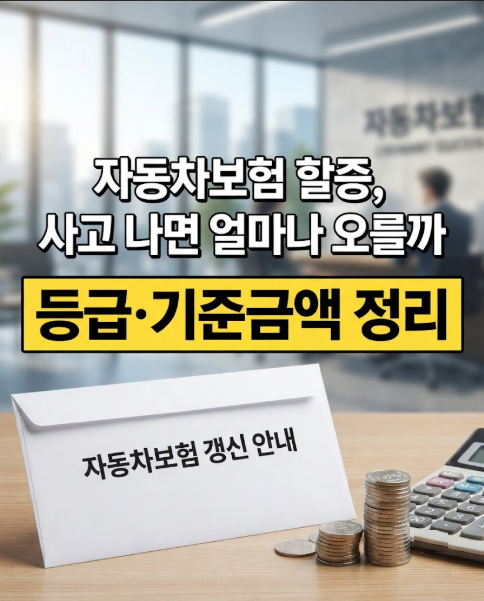 "설마 이 정도 사고로 할증이?" 자동차보험 할증, 사고 나면 얼마나 오를까 등급·기준금액 정....