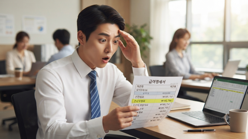 건강보험료 계산법 2026 — 직장인 월급에서 얼마 빠지는지 직접 계산하는 법