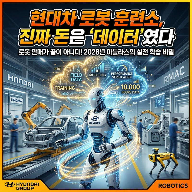 현대차 로봇 훈련소, 진짜 돈은 ‘데이터’였다