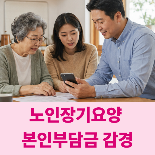 노인장기요양 본인부담금 감경, 부모님 돌봄 비용 줄일 수 있는지 확인하세요!
