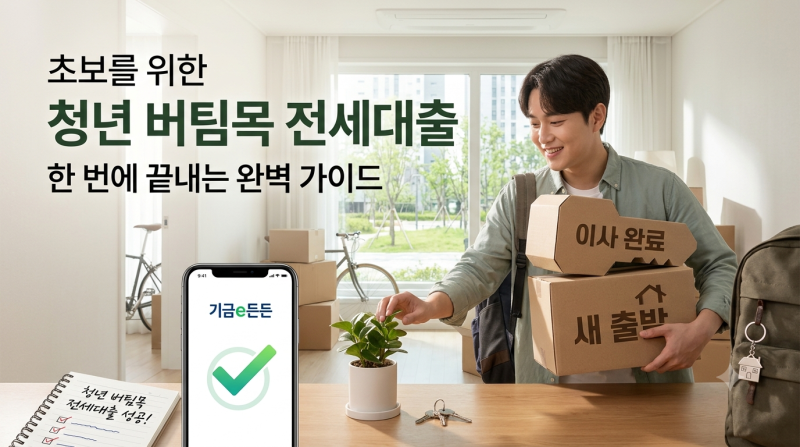 청년 버팀목 전세대출 처음 신청 가이드: 조건, 순서, 서류 완벽 정리 (초보자 필독)