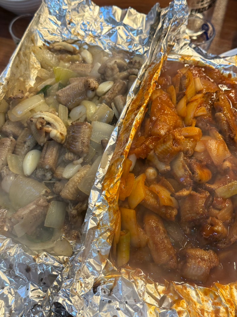 해운대시장 맛집 해운대산곰장어, 소금 양념 반반 솔직 후기