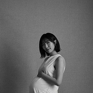 셀프 만삭사진 패킷스튜디오 내돈내산 만족후기 (임산부 만삭사진 원피스)