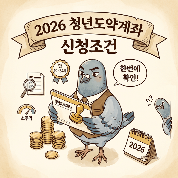 2026 청년도약계좌 신청조건 총정리, 나이·소득·중복가입 가능 여부까지 한번에 확인하세요