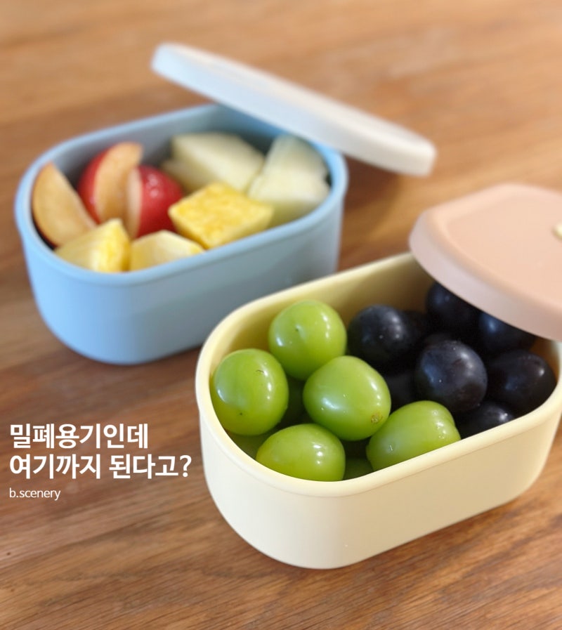 실리콘 밀폐용기, 주부가 직접 써보니... 냉동밥부터 전자레인지까지 한 번에