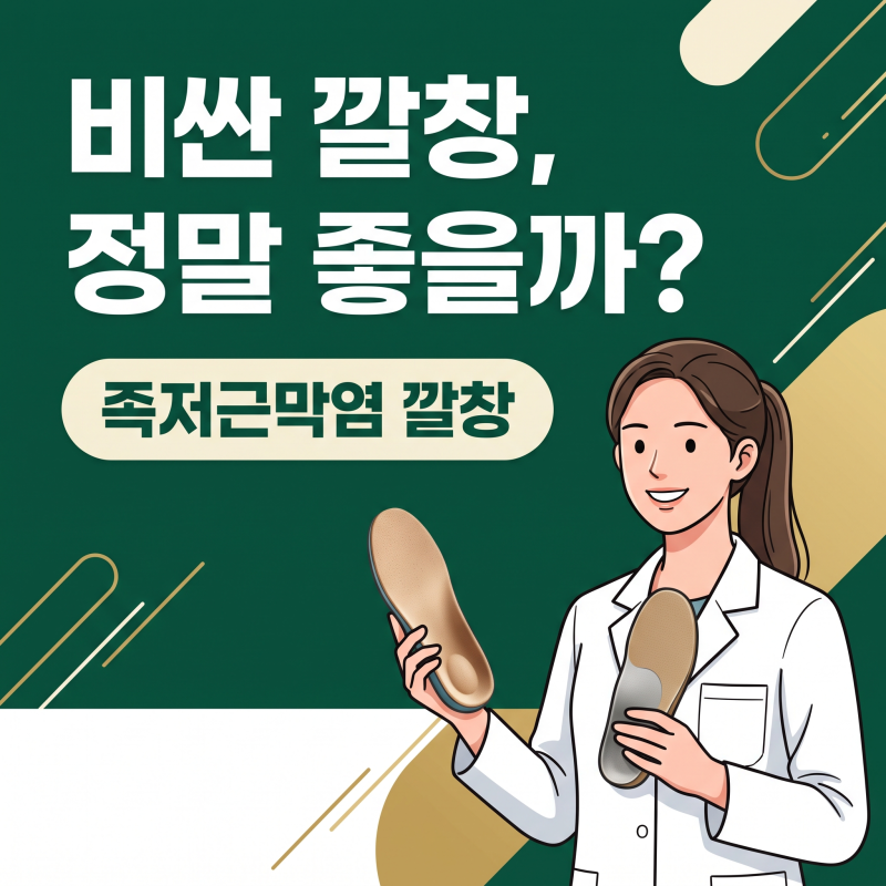 족저근막염깔창, 비싼 맞춤형을 덜컥 장만하기 전 확인해야 할 기준