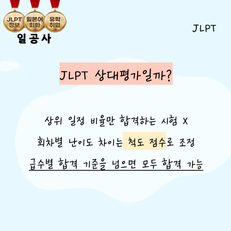 JLPT 상대 평가일까? 척도 점수와 급수별 과락 기준 결과 총정리