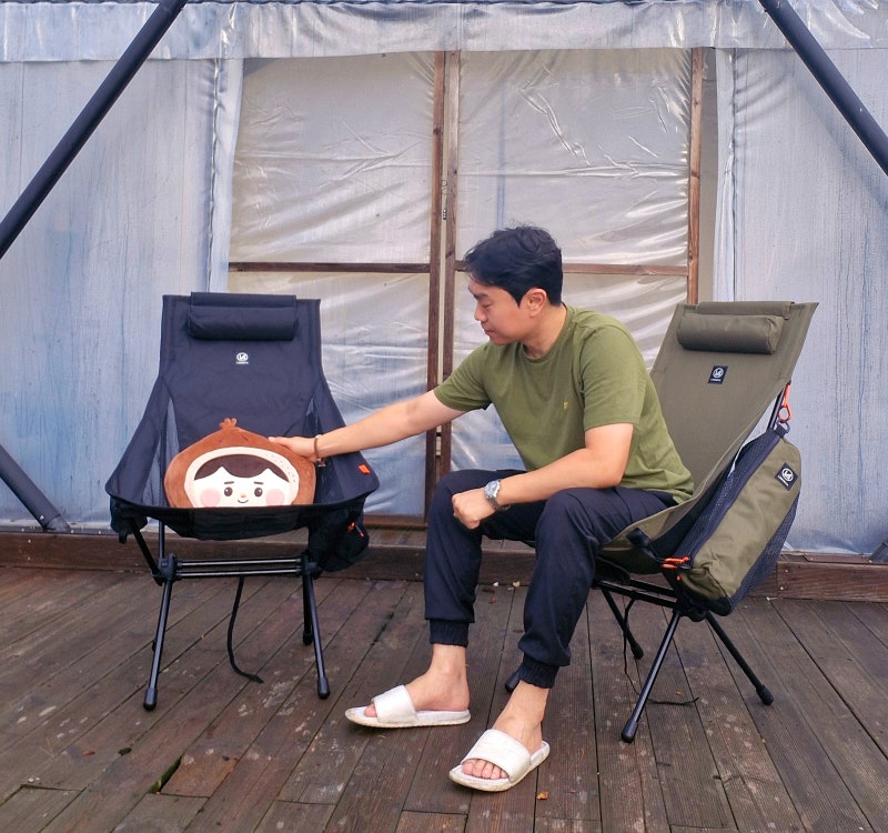 캠핑 의자 추천 경량 폴딩 체어 감성 과 가성비 릴렉스 1+1 락셀