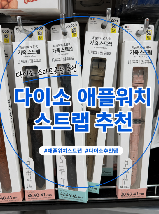다이소 아이폰 케이스 애플워치 스트랩 가격 가성비 스마트폰 액세서리