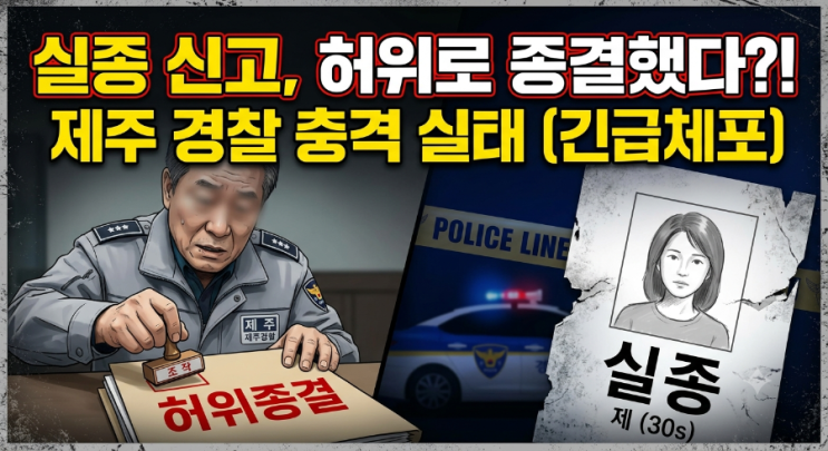 # <b>제주 실종</b> 여성 사건, 경찰 <b>허위종결</b> 파문…또 다른 조작까지 드러....