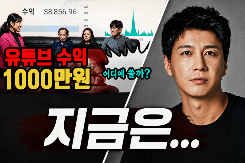 “천만원 찍던 채널에 무슨 일이?” 김승현 가족 유튜브 수입, 지금은...