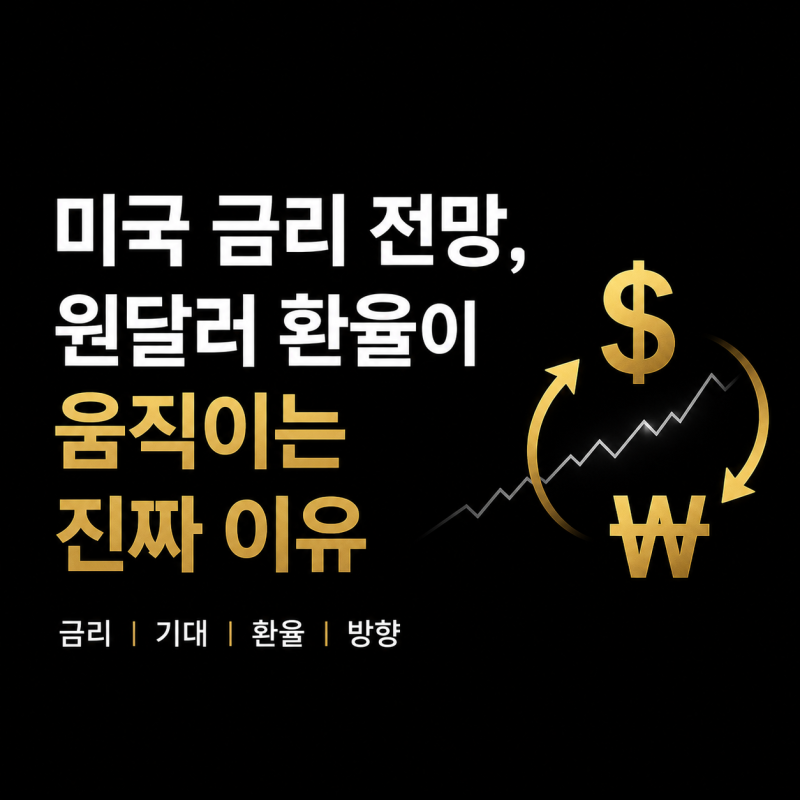 미국 금리 전망에 따라 원달러 환율이 움직이는 진짜 이유 총정리