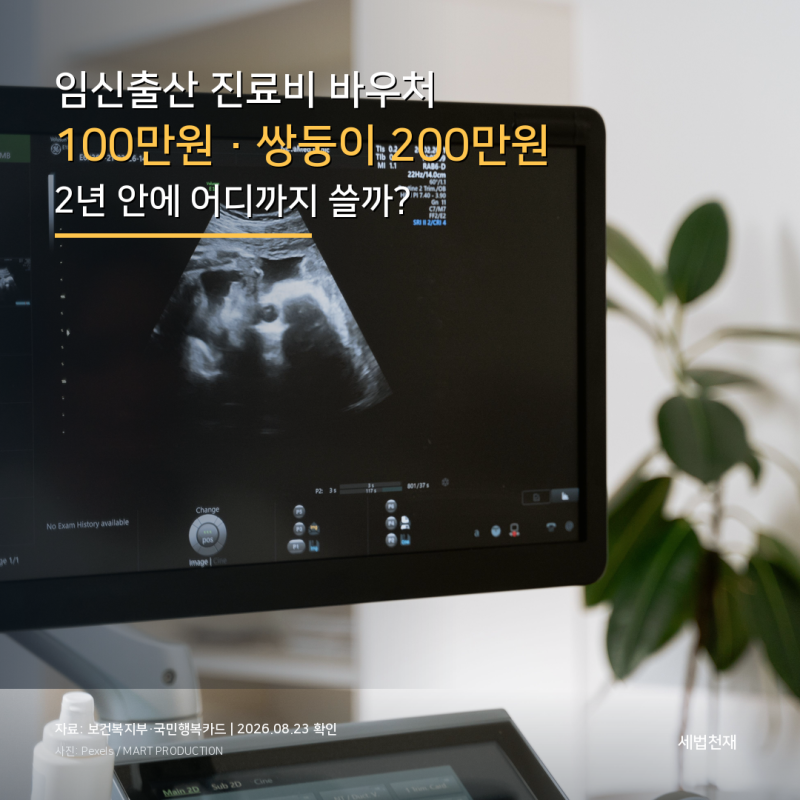 임신출산 진료비 바우처 100만원, 쌍둥이는 200만원…“2년” 안에 어디까지 쓸까?