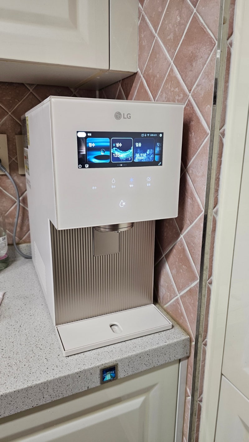 LG얼음정수기 WD724RE AI 구독 후기