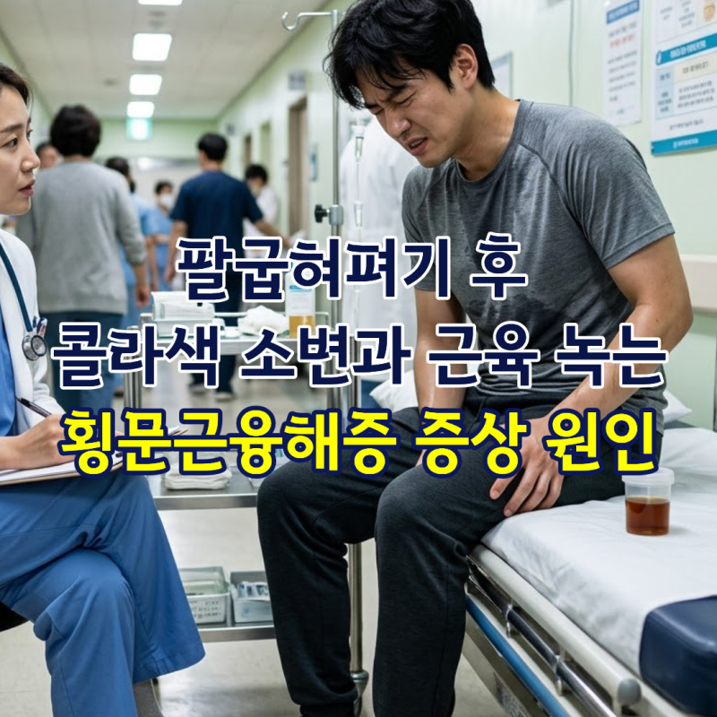 횡문근융해증 증상 원인, 훈련이나 운동 후 병원 가야 하는 경우