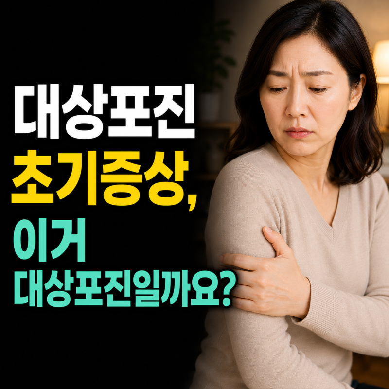대상포진 초기증상, 이거 대상포진일까요? 약과 회복 기간