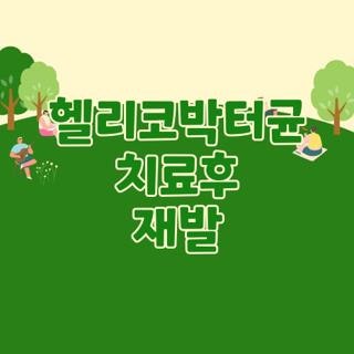 헬리코박터균 치료후 재발 속쓰림 재감염 원인 실사용 후기, 꼭 확인해야 할 핵심 총정리