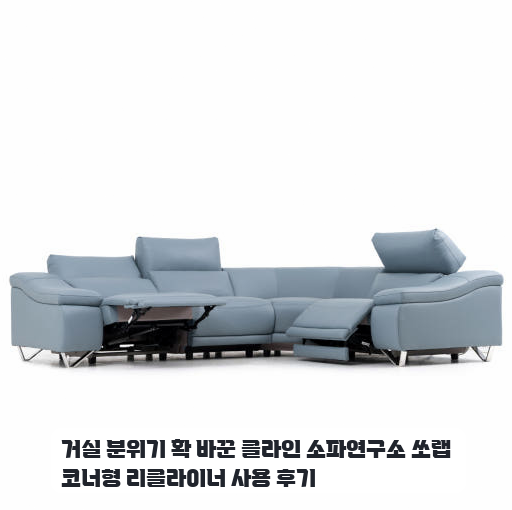 거실에 들인 클라인 소파연구소 쏘랩 리클라이너 한 달 사용기