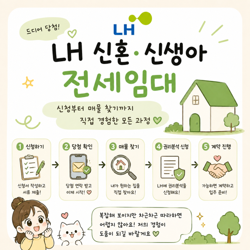 LH 신혼•신생아 전세임대 2 당첨 후 알아야 할 계약정보 총정리