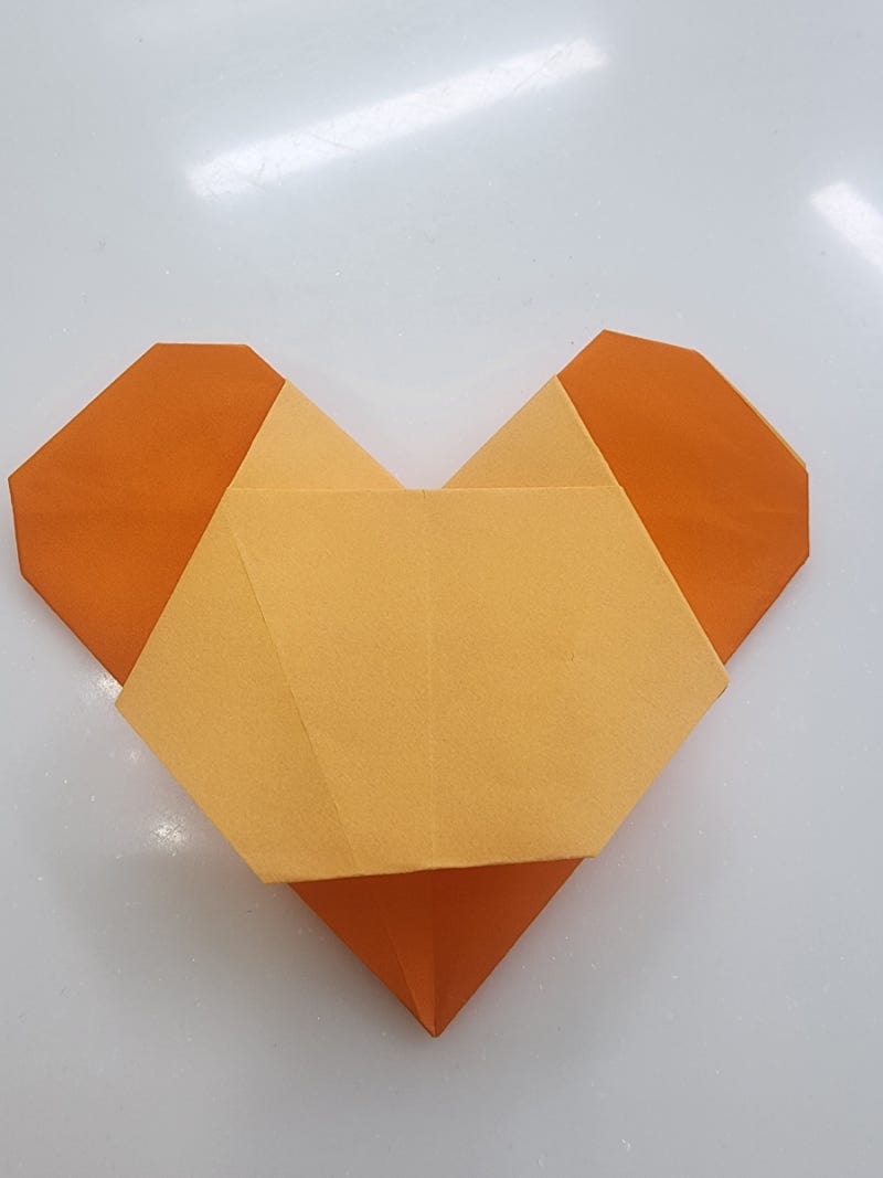 하트고양이접기(색종이접기)쉬운종이접기