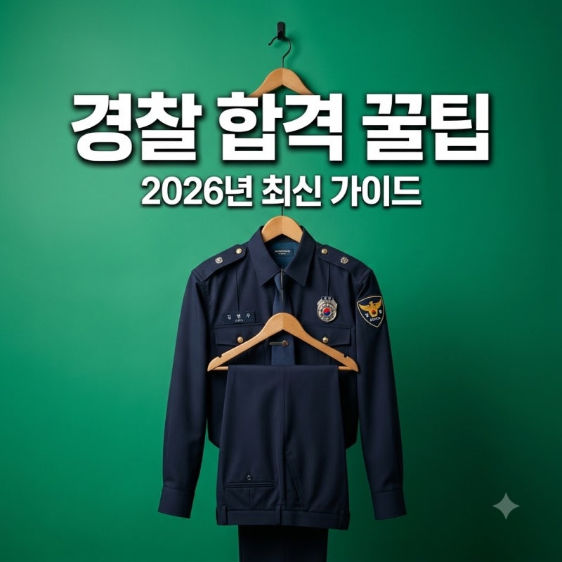 경찰공무원 시험 2026년 2차 정보 총정리 및 대비법