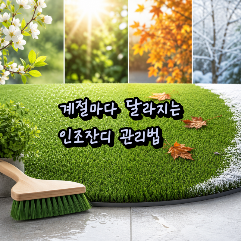 인조잔디 관리, 계절마다 무엇을 확인해야 할까요? 청소부터 유지보수까지