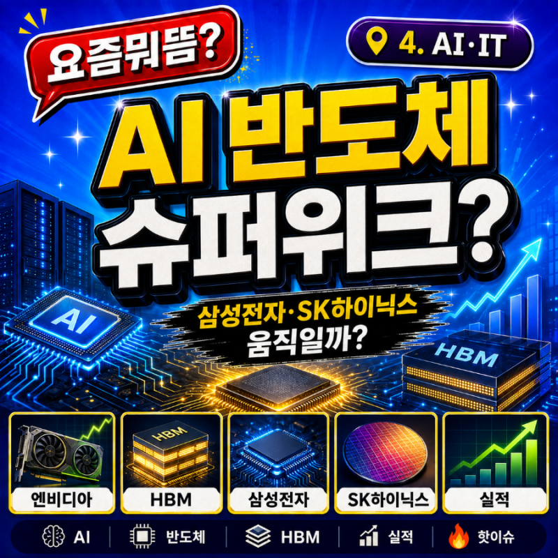 ② AI 반도체 슈퍼위크 시작! 삼성전자·SK하이닉스 움직일까?