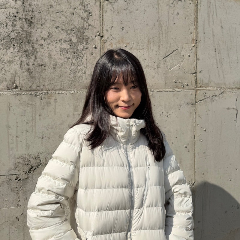 [15% 쿠폰] 무신사 스탠다드 우먼 경량패딩 추천! 후디드 라이트 다운 재킷 스톤화이트