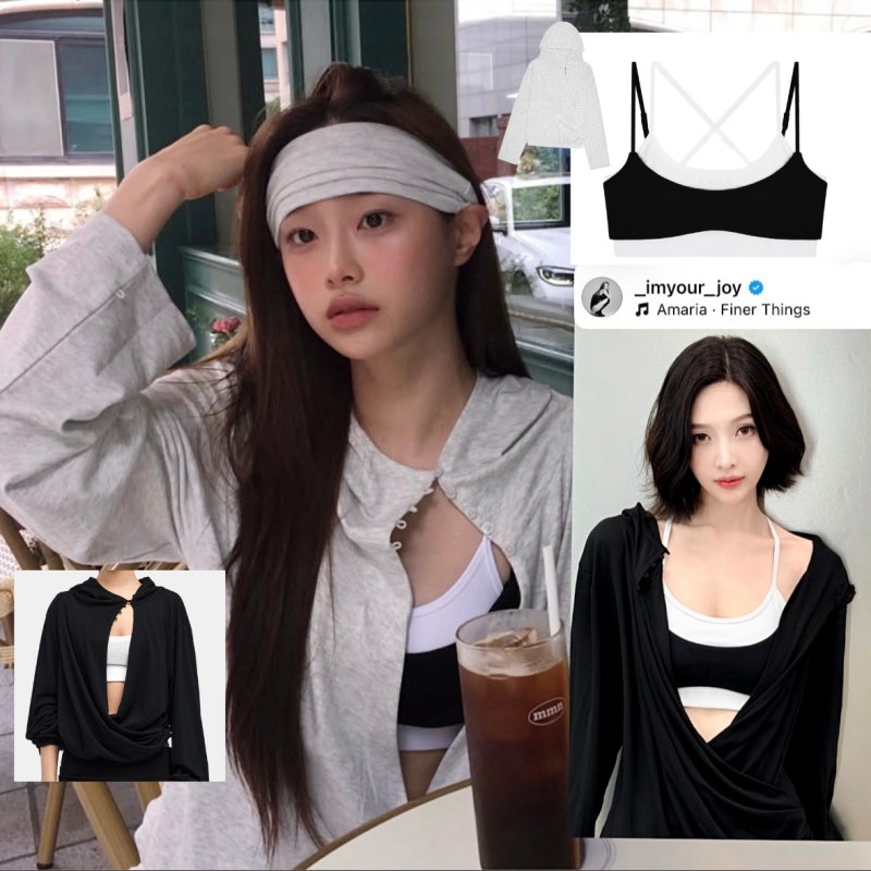 요즘 연예인 인스타에서 자주 보이는 브라탑 + 커버업 후디, 알고보니 베리시 이즈핏 신상