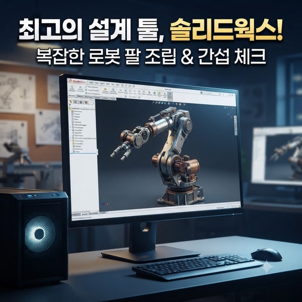 솔리드웍스(SolidWorks) 다운로드 방법 및 기계 부품 3D 설계의 정석