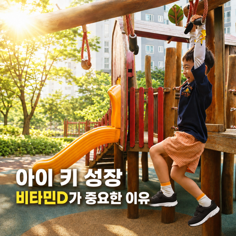 아이 성장에 햇빛과 비타민D가 중요한 이유 (아이 비타민D 하루 권장량까지)