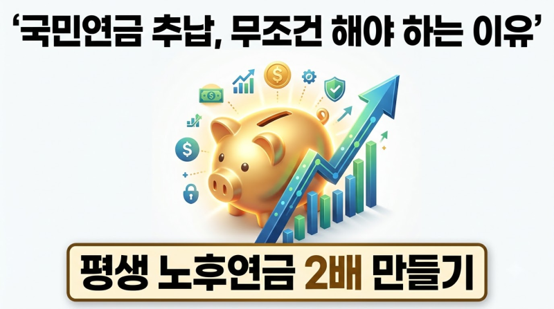 국민연금 추납 무조건 해야 하는 이유와 신청방법 총정리