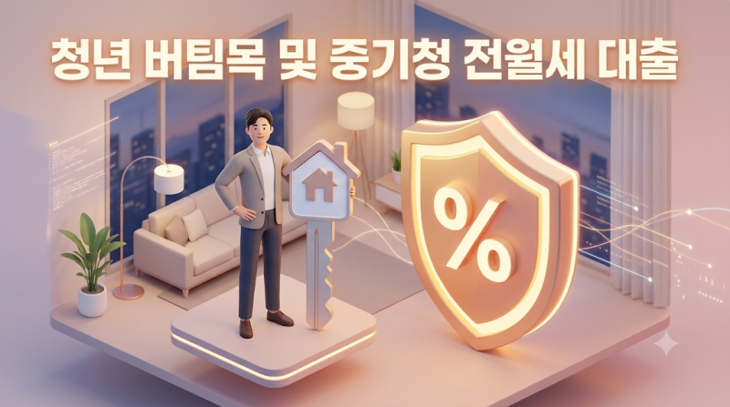 [청년 주거 지원 3부] 연 1~2%대 저금리로 목돈 해결! 청년 버팀목 및 중기청 전월세 대출 완벽 ....