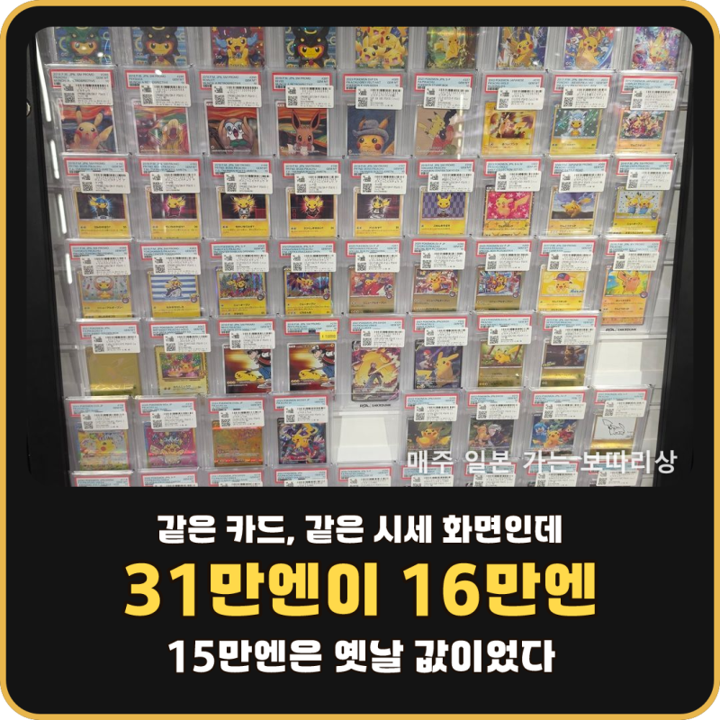포켓몬 카드 시세 사이트 5곳 대조와 팩별 힛카드 시세 총정리 (같은 카드가 22만엔 갈리는 이....