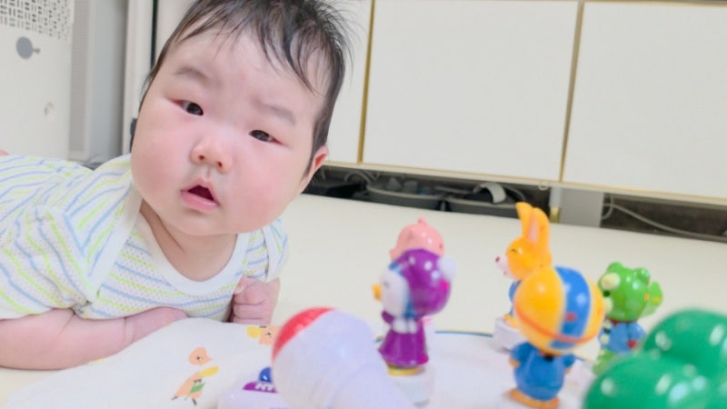 4개월 아기 장난감 추천! 제일 뽕뽑는 뽀로로 노래방 찐후기