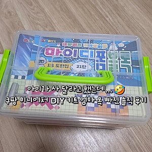 [내돈내산] 쿠팡 미니어처 만들기 DIY 키트 후기! 아이가 사달라고 해서 샀는데 엄마 목 빠진 ....
