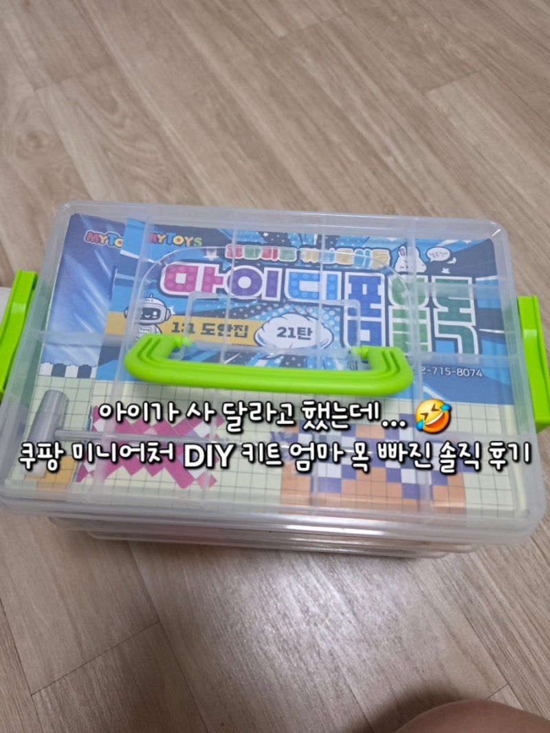 [내돈내산] 쿠팡 미니어처 만들기 DIY 키트 후기! 아이가 사달라고 해서 샀는데 엄마 목 빠진 ....