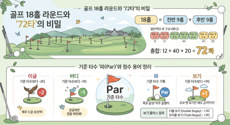 [스크린 골프 입문 가이드] 골프 왕초보를 위한 기초 용어부터 스크린 골프 데이터 총정리