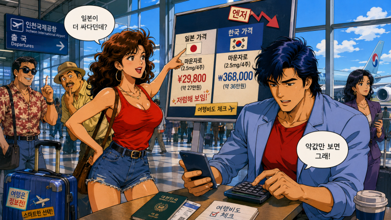 2026 일본 마운자로 구매 총정리 가이드 엔저에 3개월치 사오면 이득일까? 가격 비교·여행비·....
